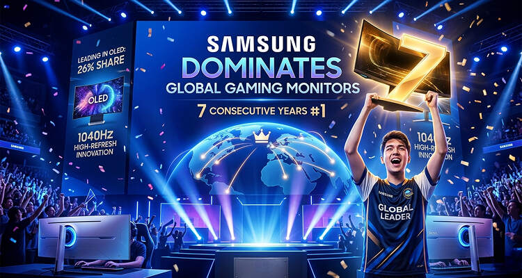 Samsung gaming monitor market share