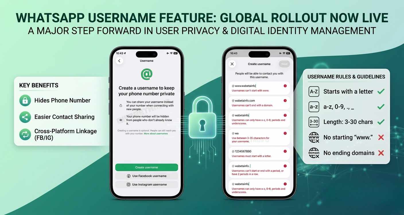 WhatsApp username feature