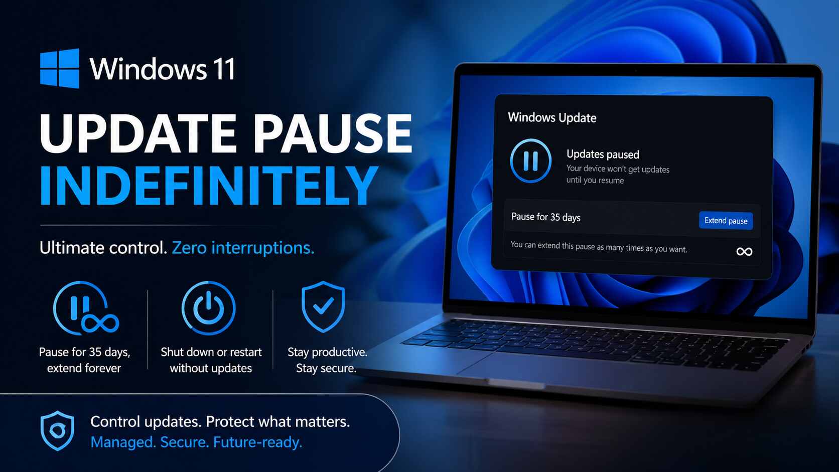 Windows 11 Update Pause Indefinitely New Control Features